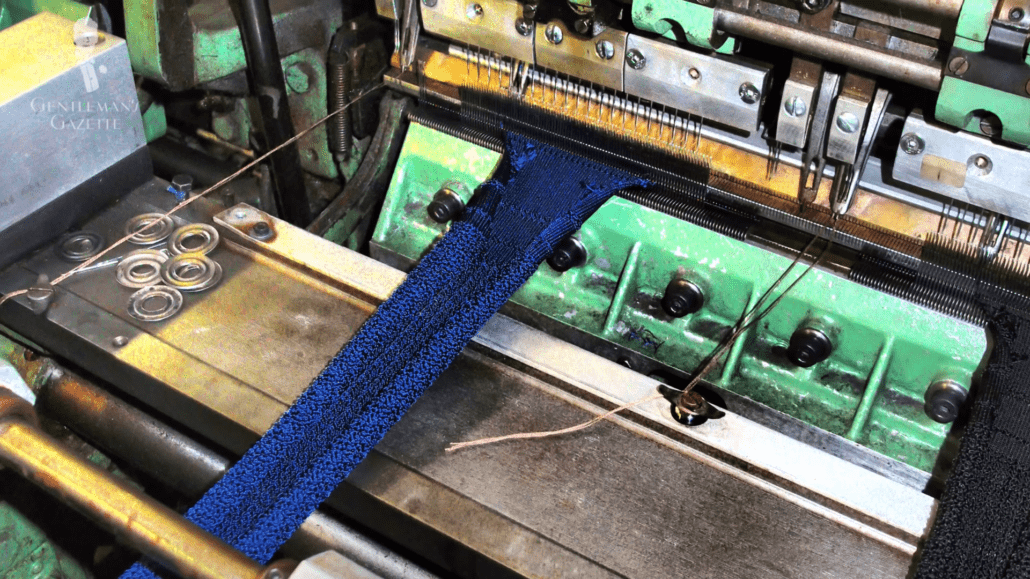 How a knit tie is made