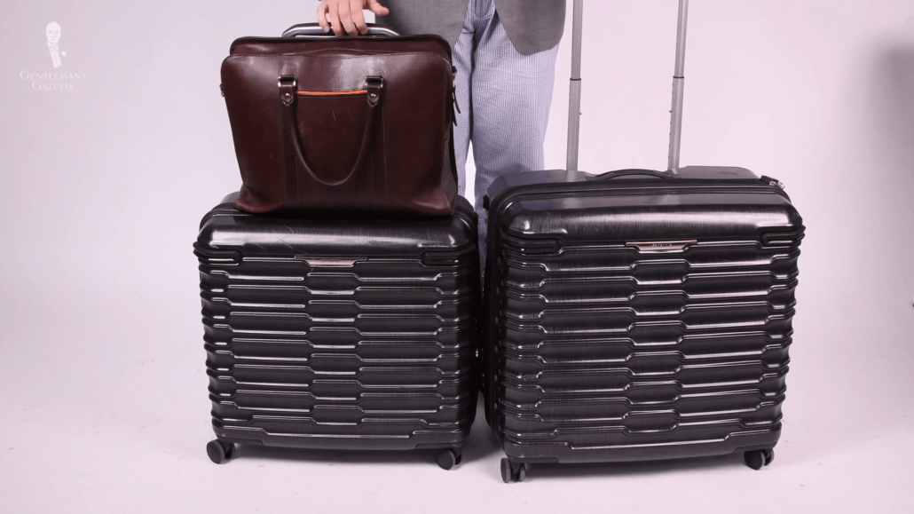 My Samsonite polycarbonate luggages