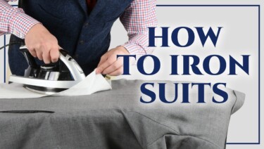 how to iron suits