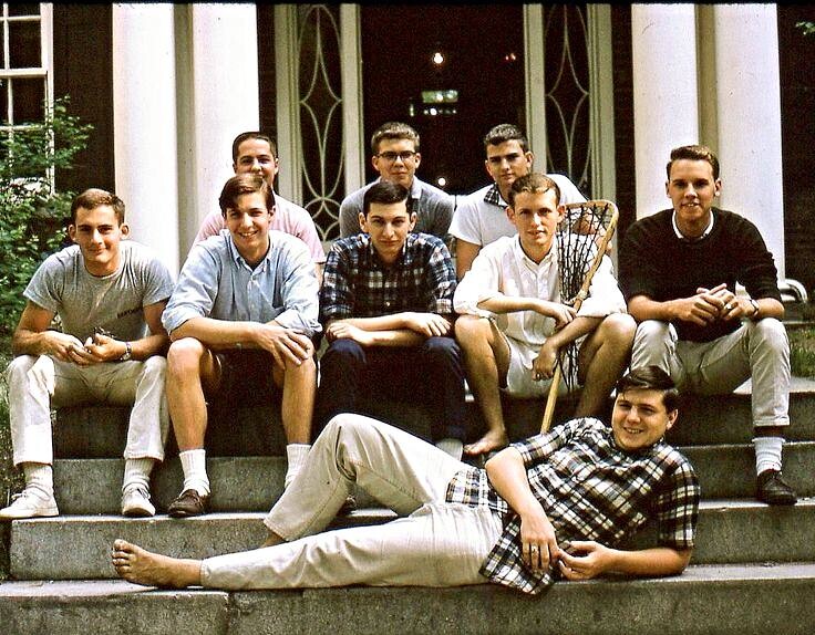 Preppy style shown by Dartmouth freshmen in 1964,