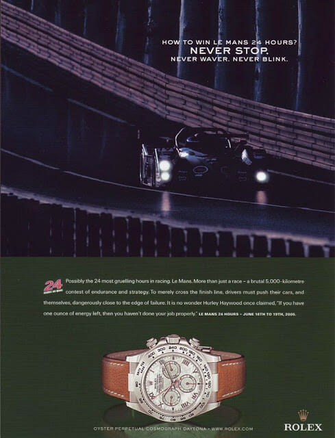 Ad for one of the most beautiful versions of the new Daytona