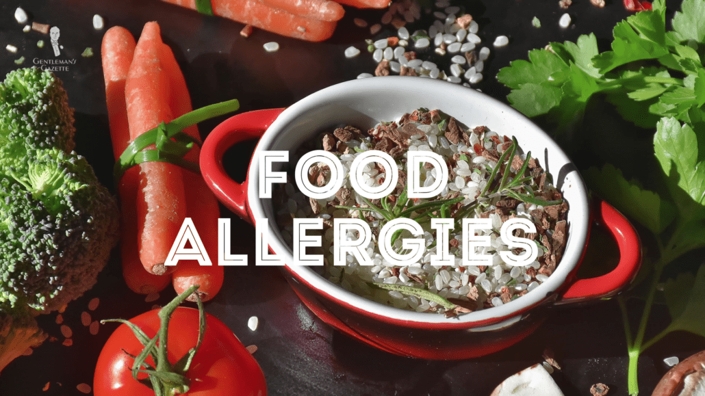 Let them know ahead of time if you have food allergies