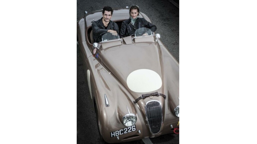 Gandy and Yasmin Le Bon at the Mille Miglia, 2013