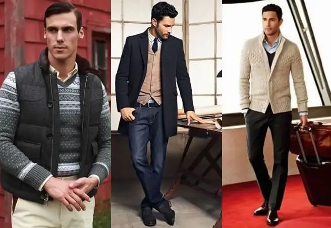 White Pants with White Shoes Smart Casual Winter Outfits For Men