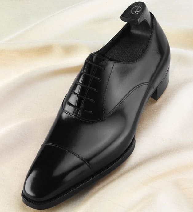 Black Cap Toe Oxford from the Deco Line of Gaziano & Girling