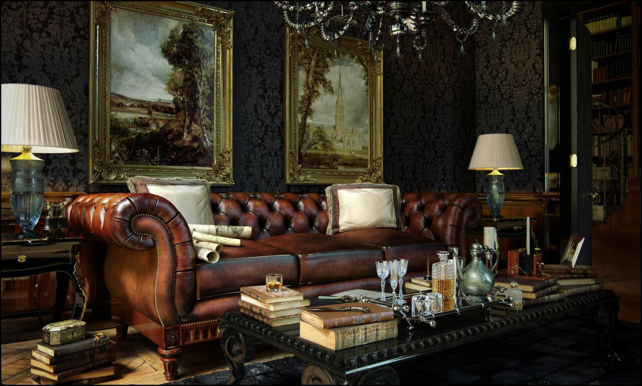 English Home Interiors Classic Gentleman S Decor Gentleman S