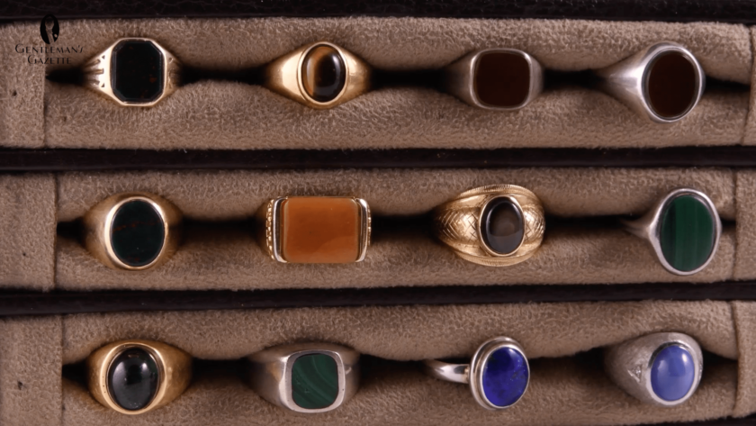 Sven Raphael's ring collection
