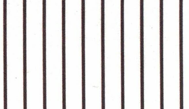 An example of pencil stripes in black.