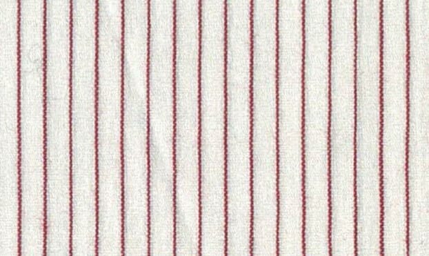An example of pinstripes in red.