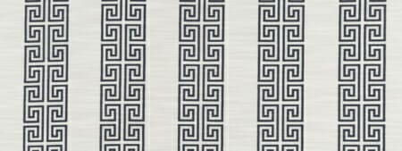 An example of Grecian stripes in grey.