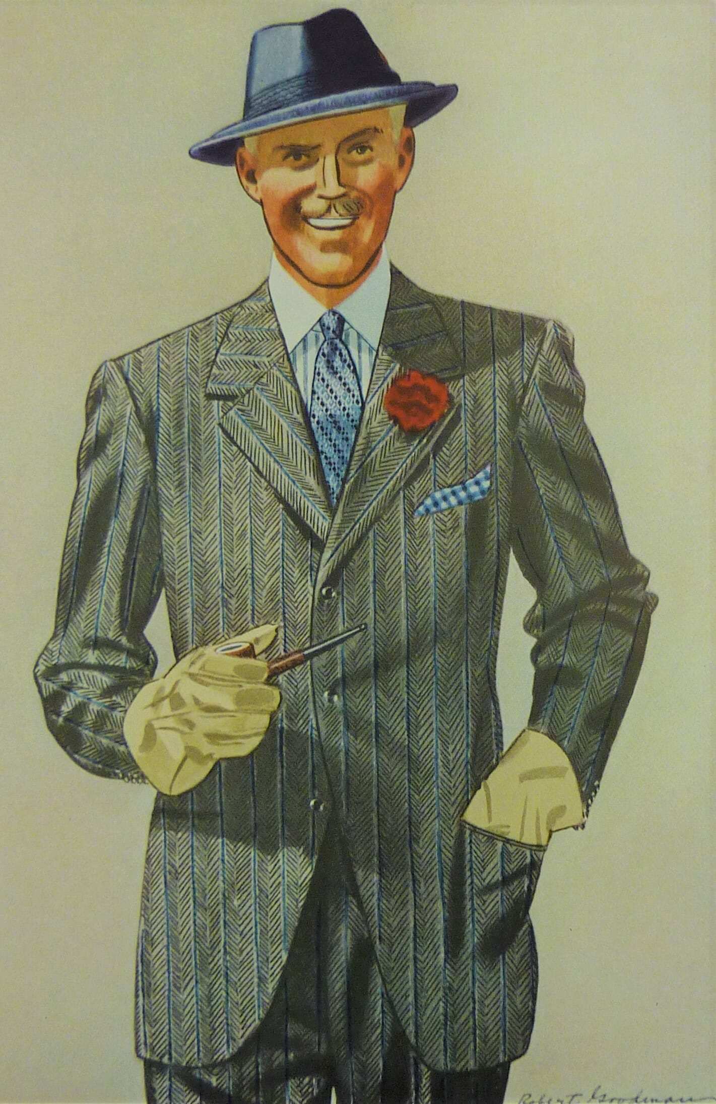 Esquire May 1938 - Multiple Paired Stripes