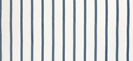 An example of what might be called a "rope stripe," in teal.