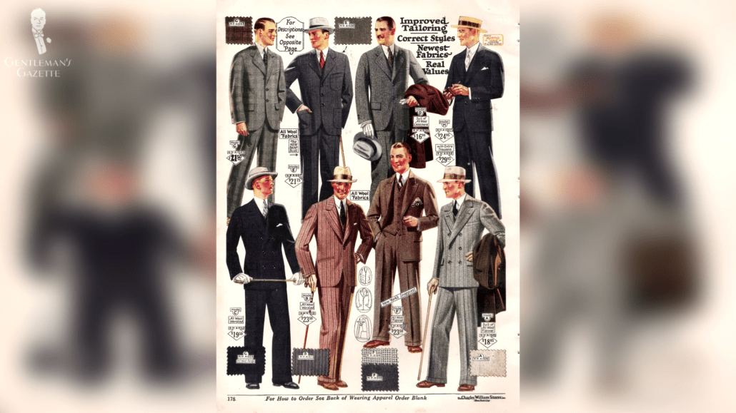 Popular work wear during the 20's-30's