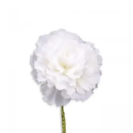 White Carnation Silk Boutonniere Buttonhole Flower Fort Belvedere