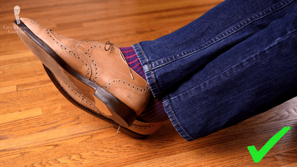 A classic derby shoe is your best bet