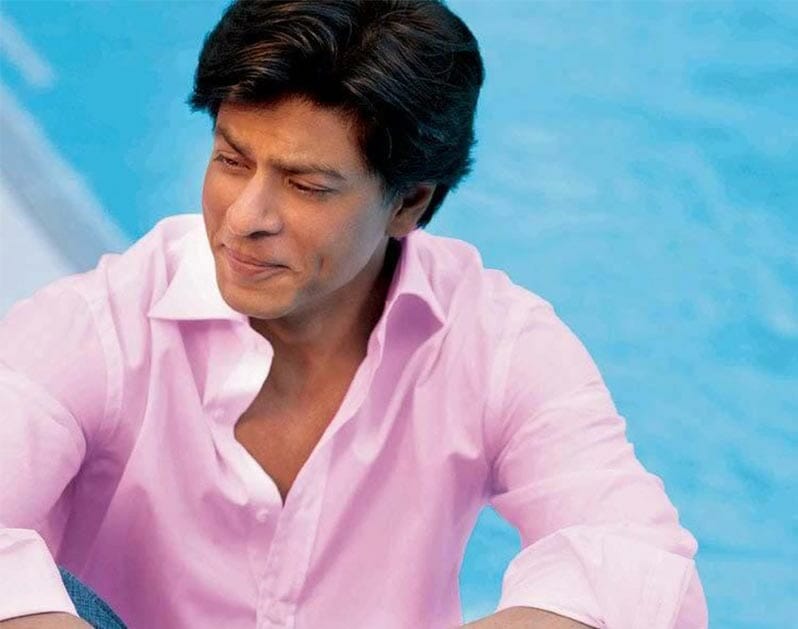 Shahrukh Khan wearing pink