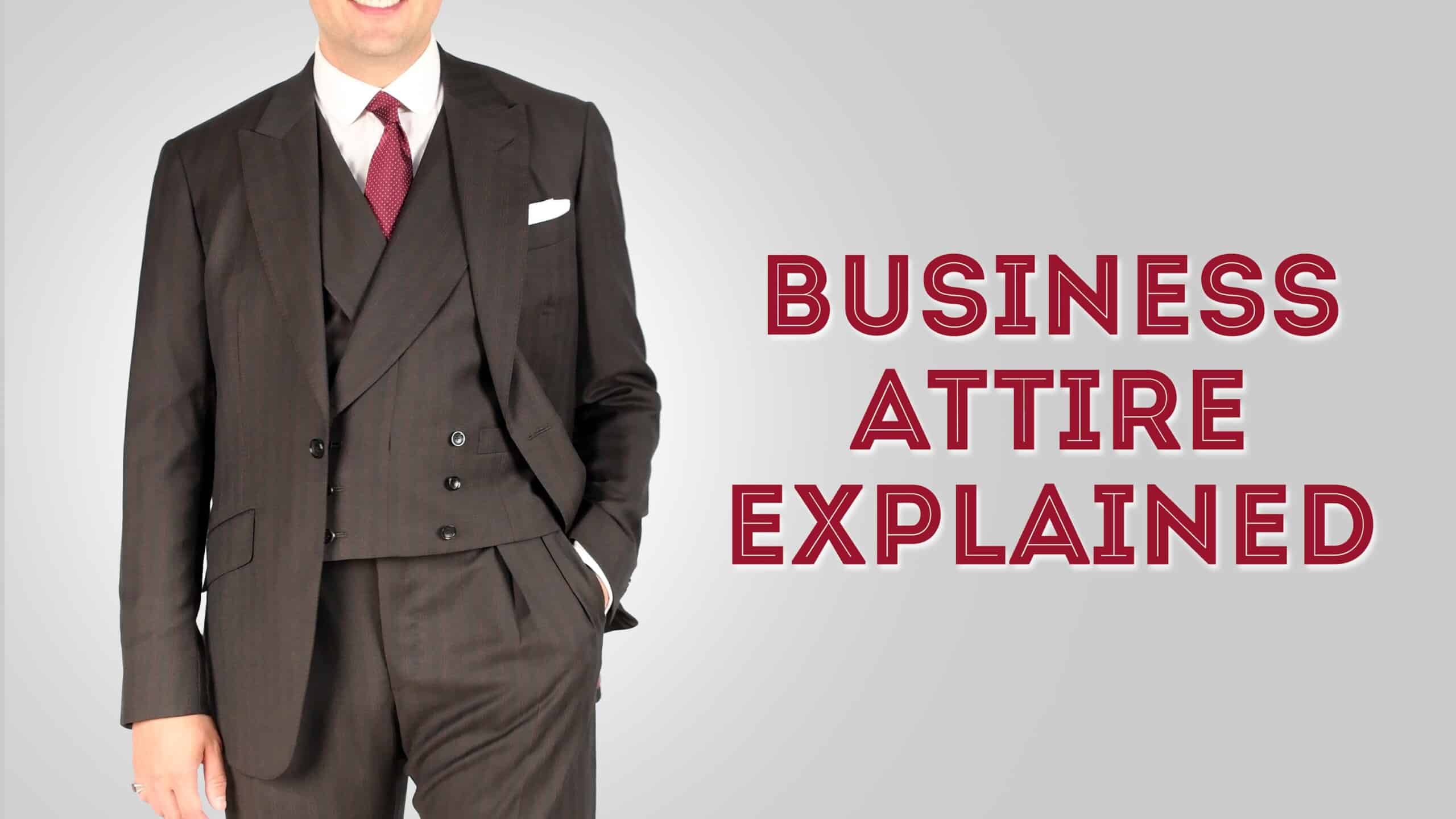 business attire explained scaled