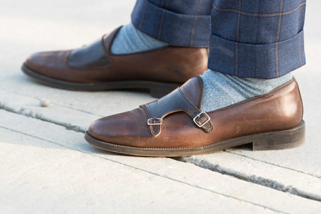 Cuffed Pants with Loafers at Pitti Uomo 91