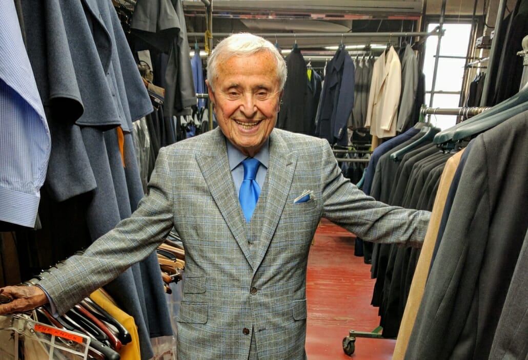 NYC tailoring fixture Martin Greenfield. (Photo by Levi Welton)