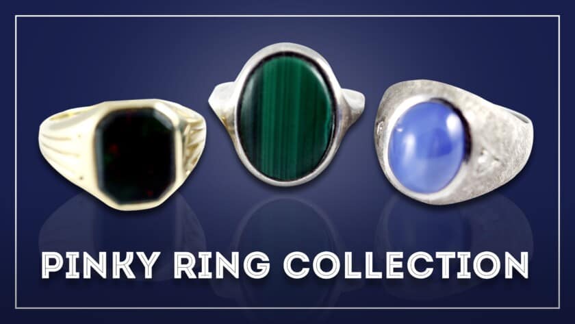 Men's Rings & Pinky Ring Collection
[Image text reads, "Pinky Ring Collection"]