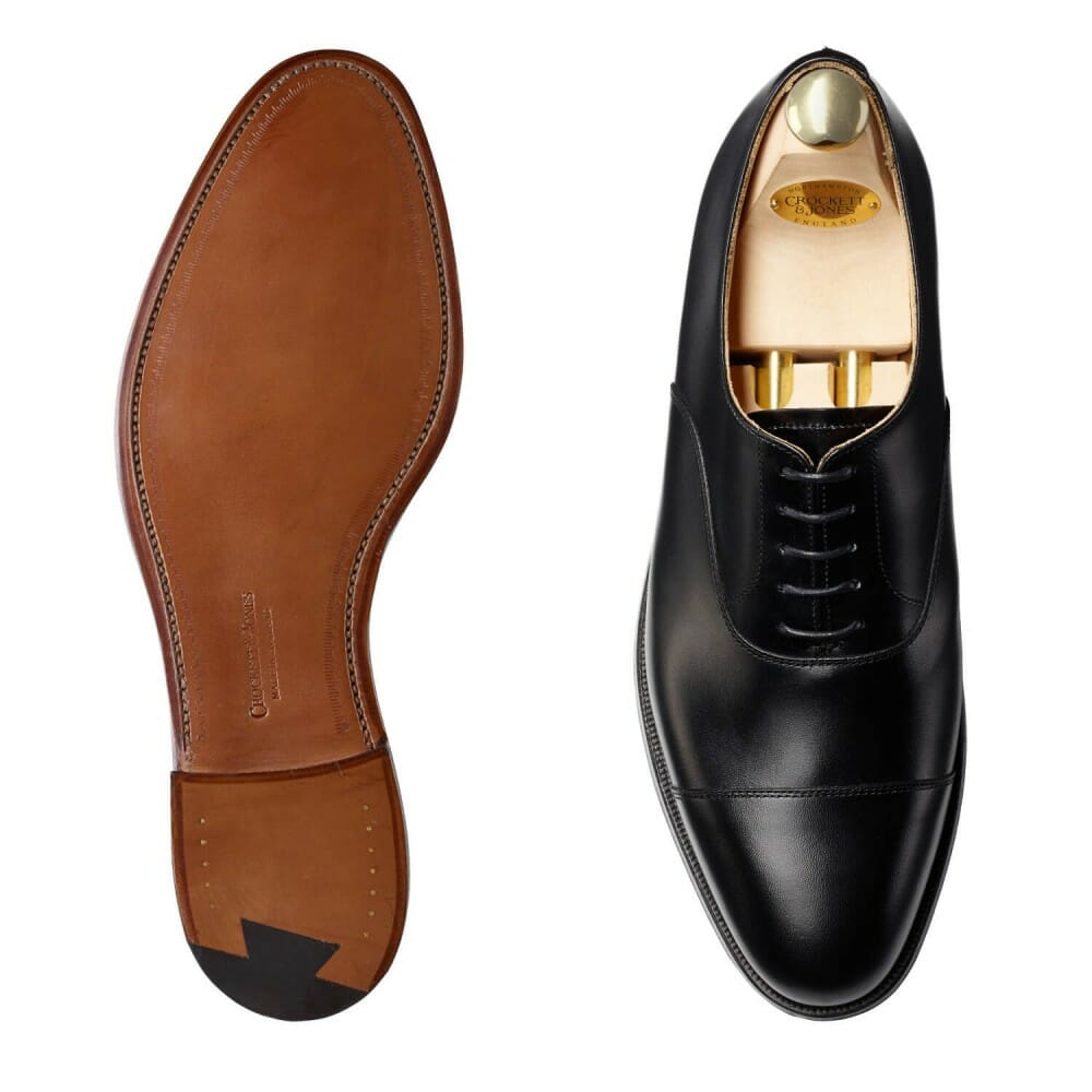 Crockett and Jones Connaught black oxfords