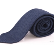 Grenadine Silk Tie in Navy Blue