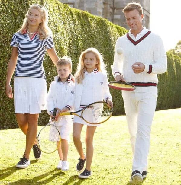 This isn't real. No family wears this much white.