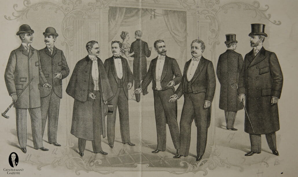 America 1894 - not the 3 white tie and Black Tie ensembles in the middle