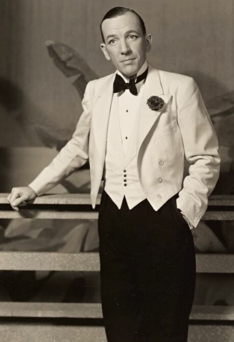 English playwright, director, actor and singer Noel Coward starring in his short play We Were Dancing.