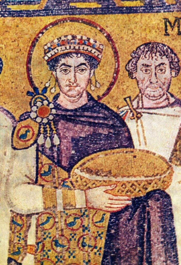 Justinian The Great Wearing Purple