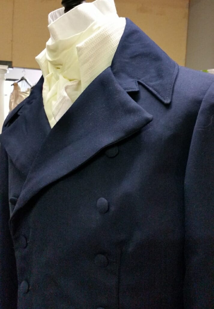 M Notch Lapel on a Regency Tailcoat