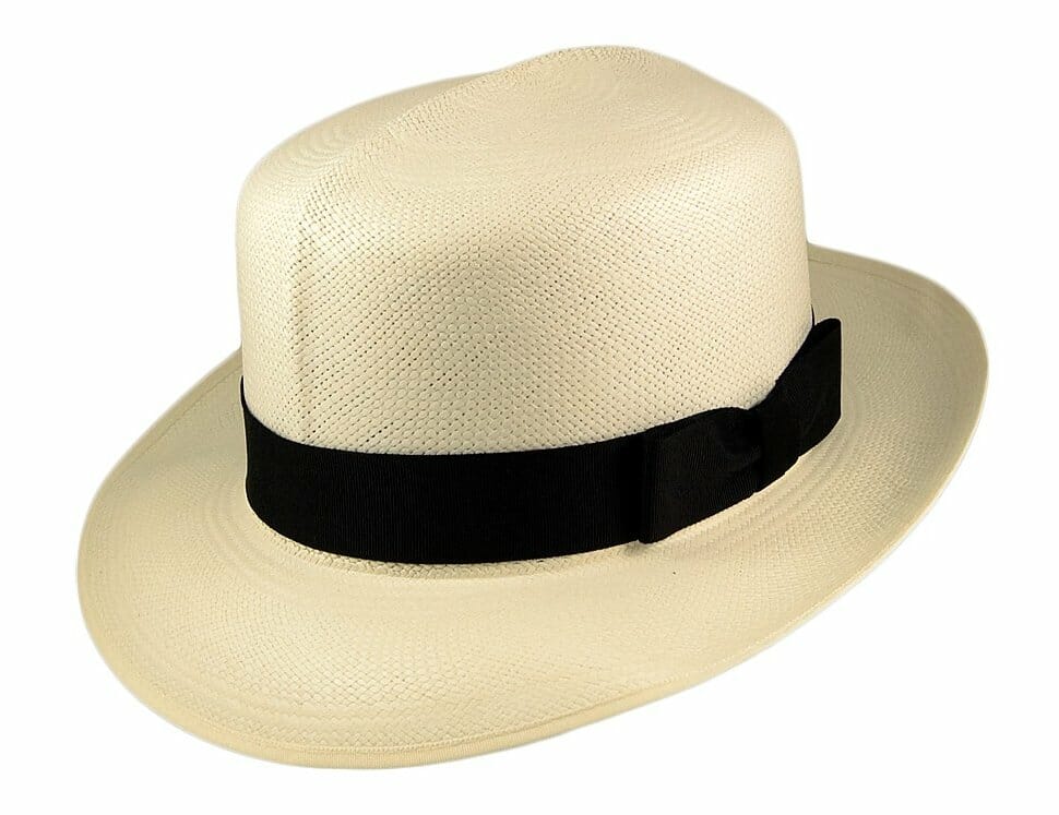 Panama hats can have rounded or dimpled crowns.