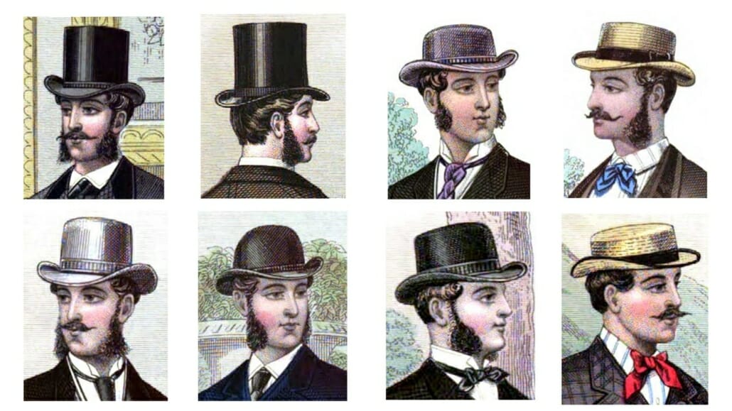 Victorian Mens Hats