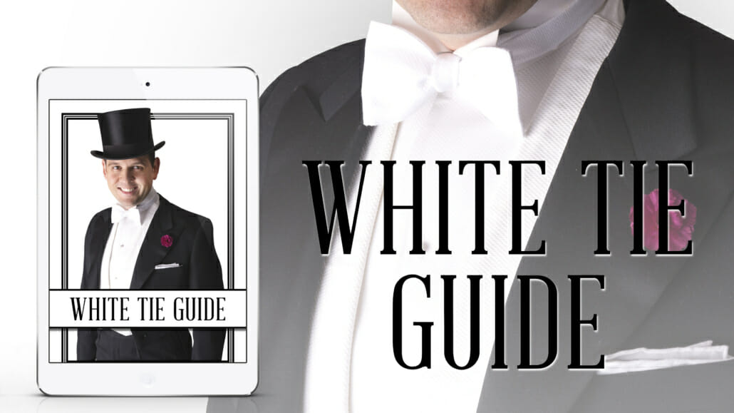 White Tie Guide on tablet