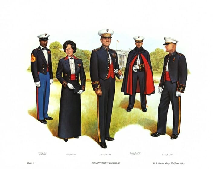 Military Formal Attire Mess Dress
