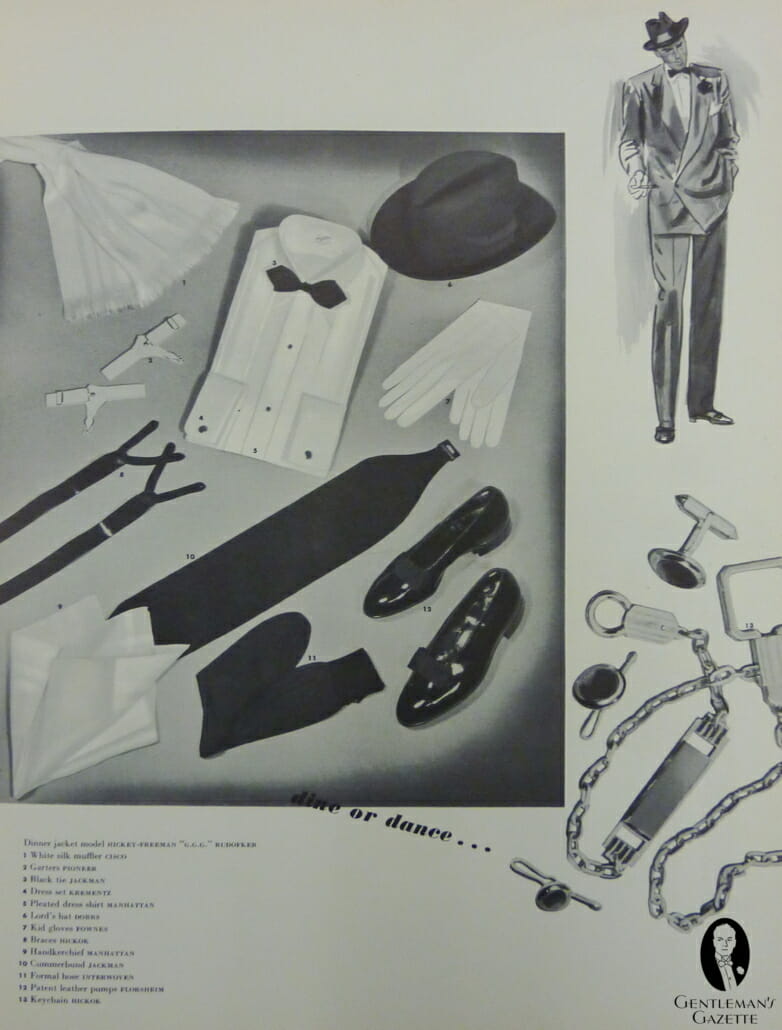 1940 Black Tie Accessories