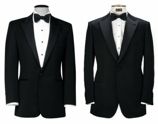 Button Stance on Tuxedos