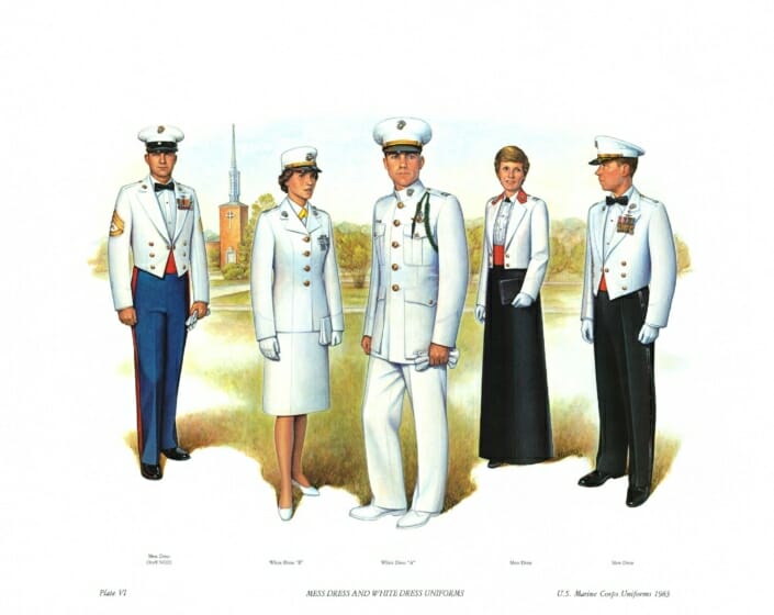Military Formal Attire Mess Dress