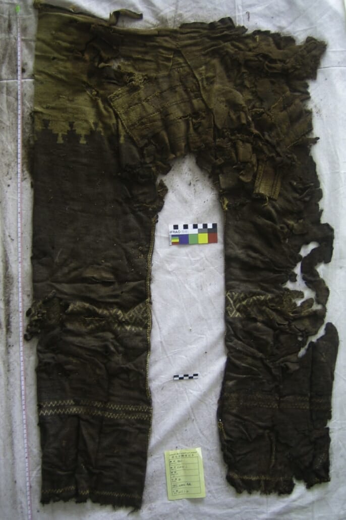 Oldest Woolen Trousers Ever Discovered From China Oldest woolen trousers ever discovered - from China