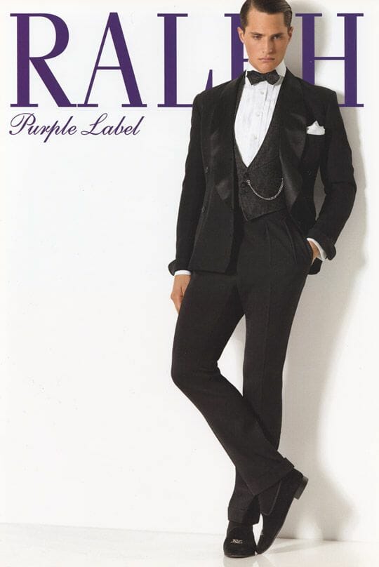 Ralph Lauren Purple Label Tuxedo ad from 2015