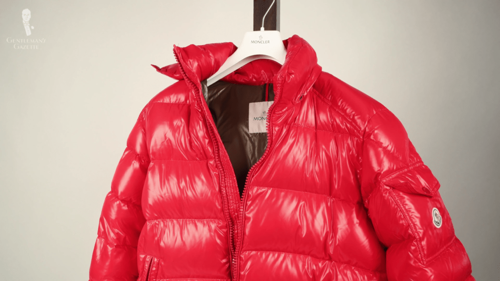 Moncler Synthetic Puffer Jacket in Red for Men Mens Jackets Moncler Jackets 