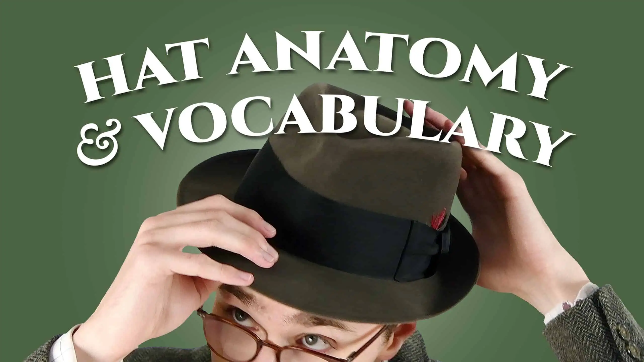 Men's Hats: Anatomy & Vocabulary