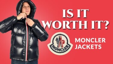 Raphael wearing black moncler jacket