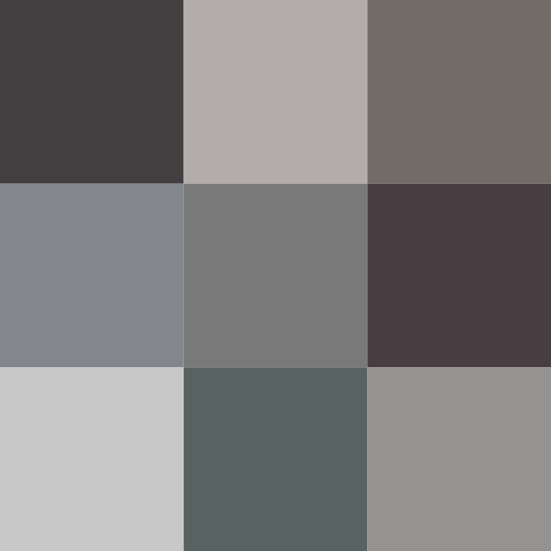 Some of the varying tones of gray