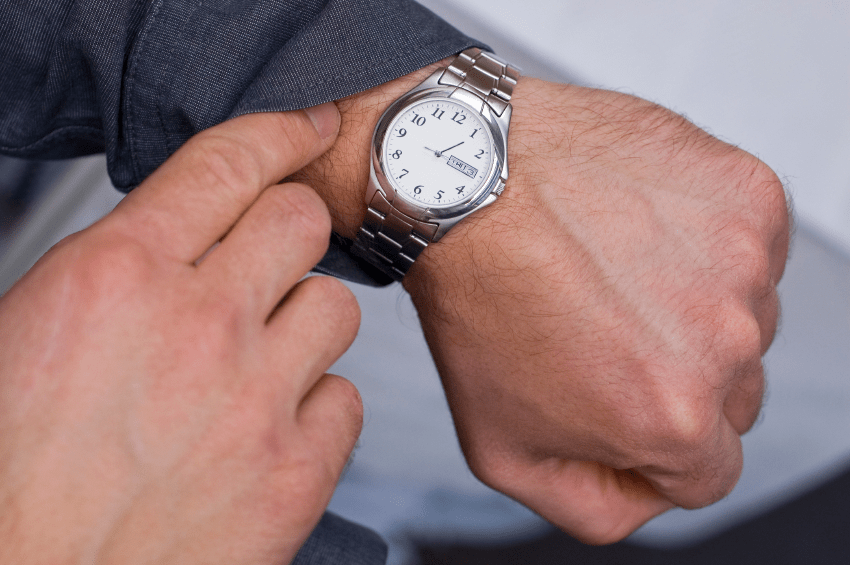 If you notice others checking their watches in conversation, it's probably time to wrap up