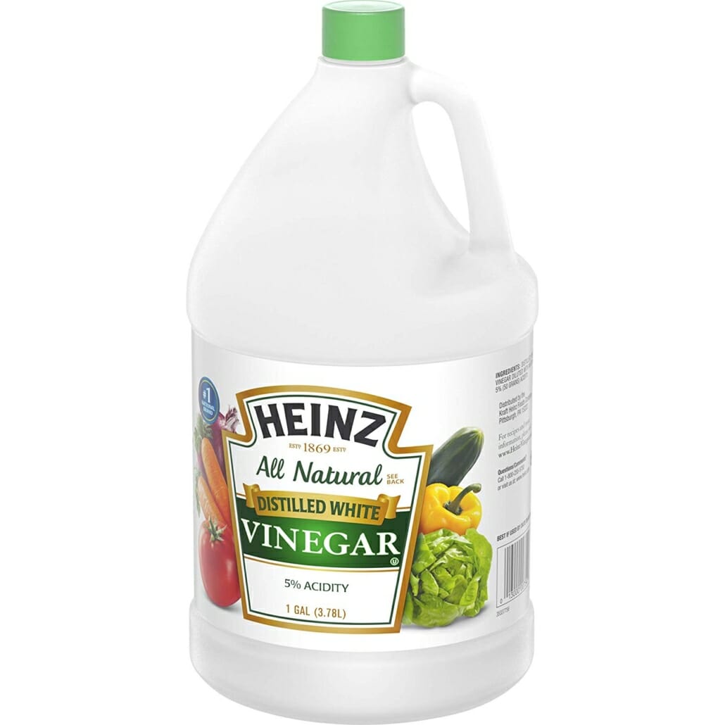 Vinegar is a cheap but effective cleaning household item