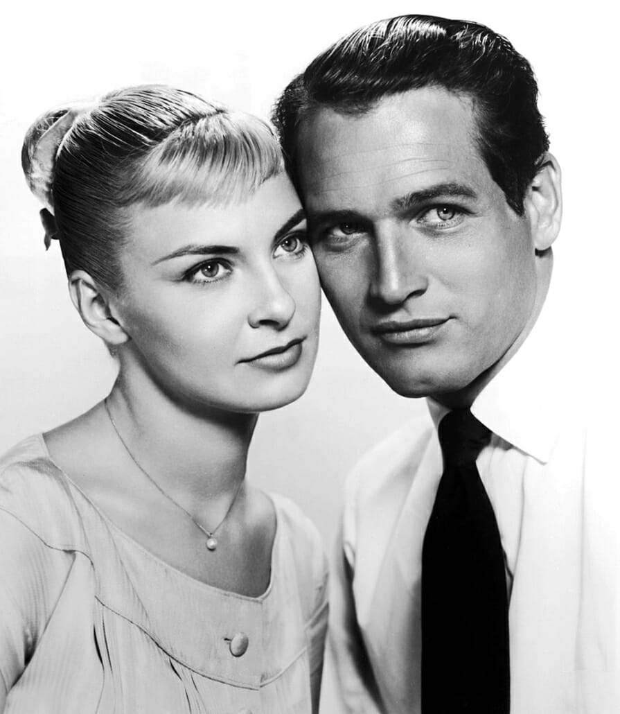 Paul Newman and Joanne Woodward in 1958