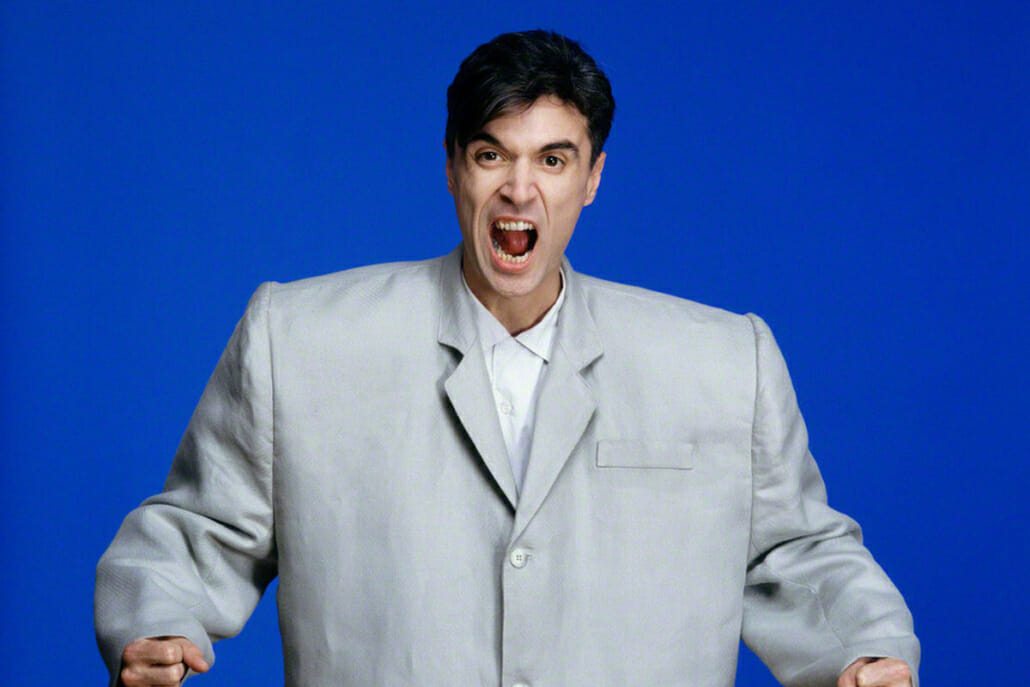 David Byrne in his Oversized Suit