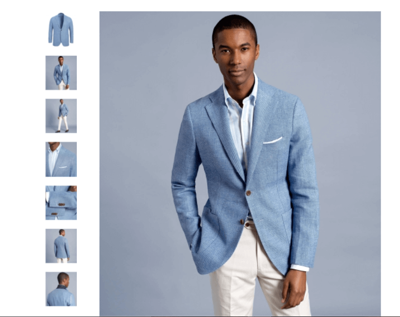 Multiple views of a sport coat