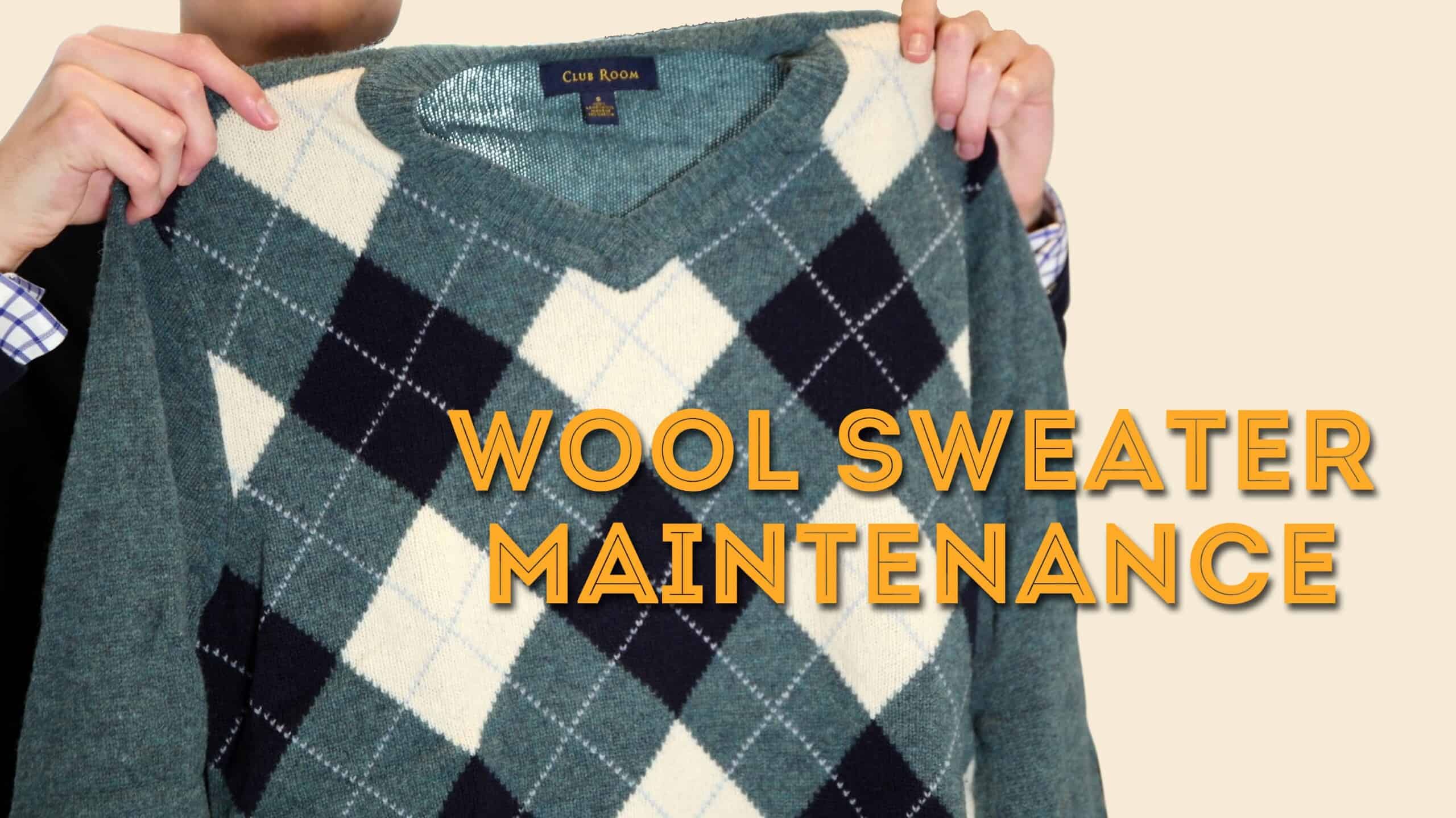 Unravel længde Hindre How To Wash & Maintain Wool Sweaters